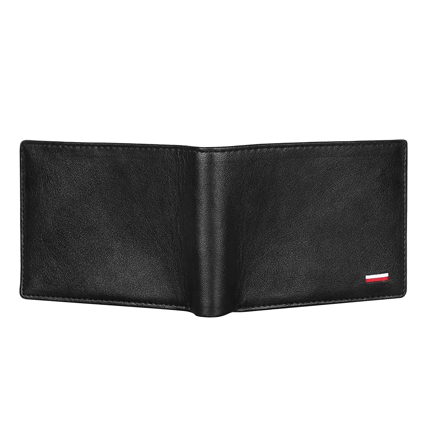 Men Casual, Formal Black Artificial Leather Wallet  (6 Card Slots)