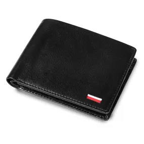 Men Casual, Formal Black Artificial Leather Wallet  (6 Card Slots)