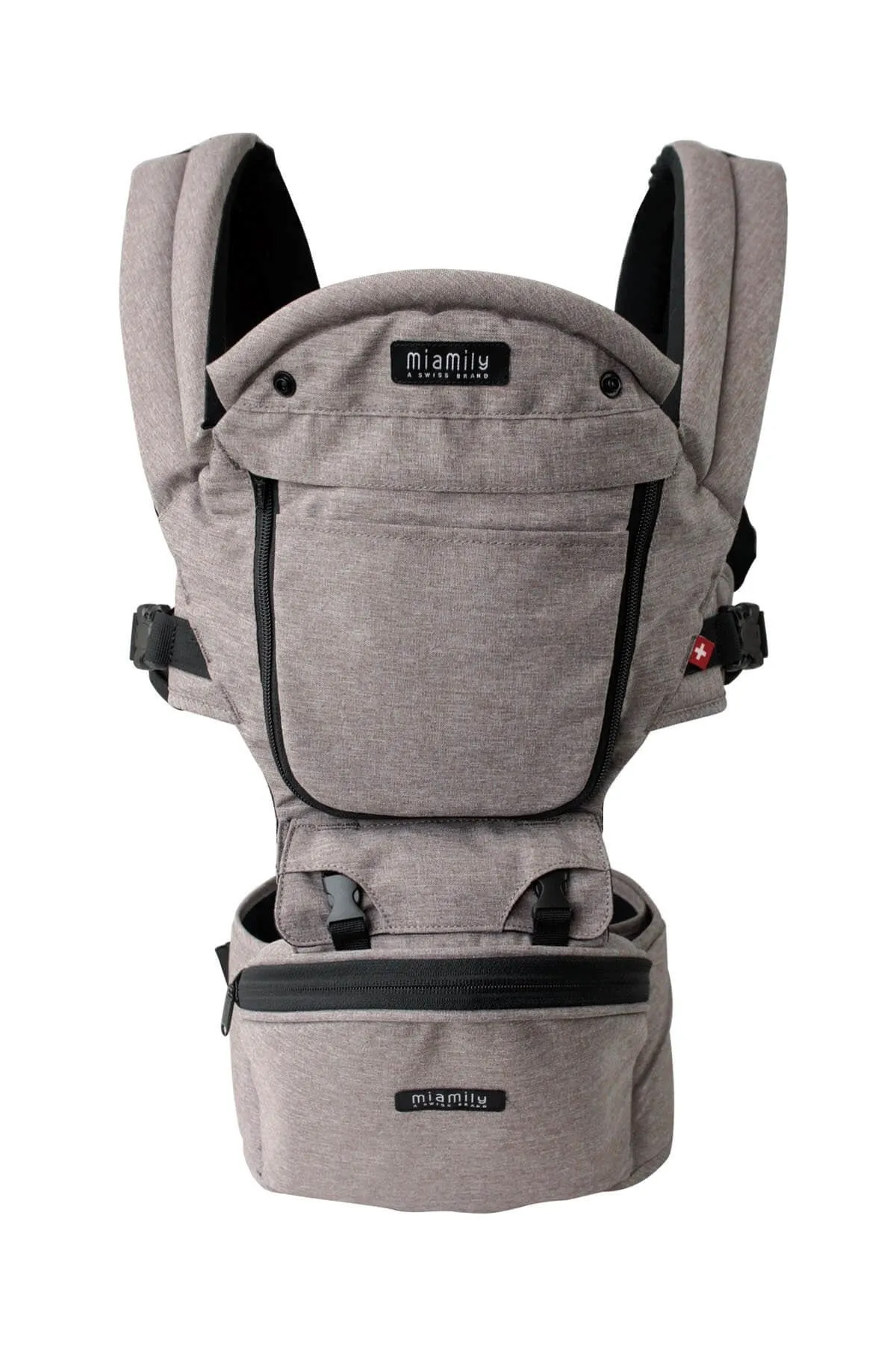 Miamily Hipster Plus Baby Carrier - Stone Grey