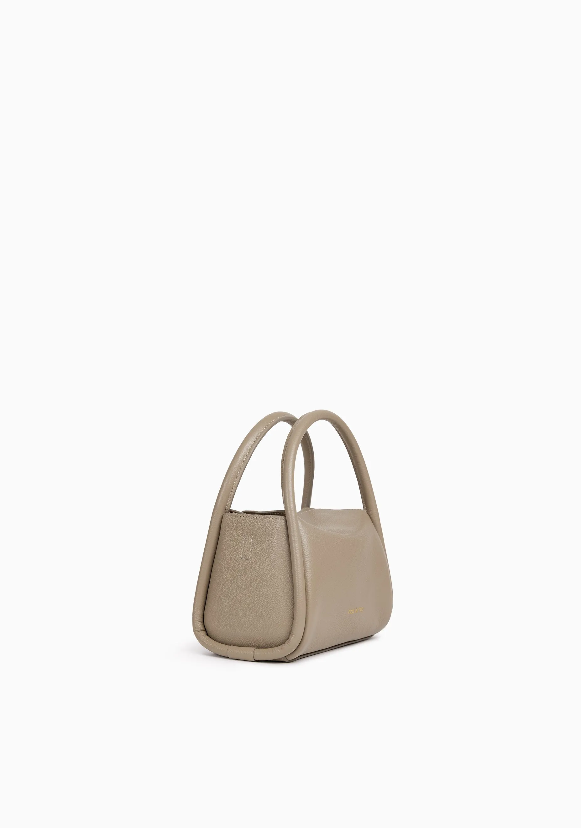 Mini Harper Leather Bag_Grey