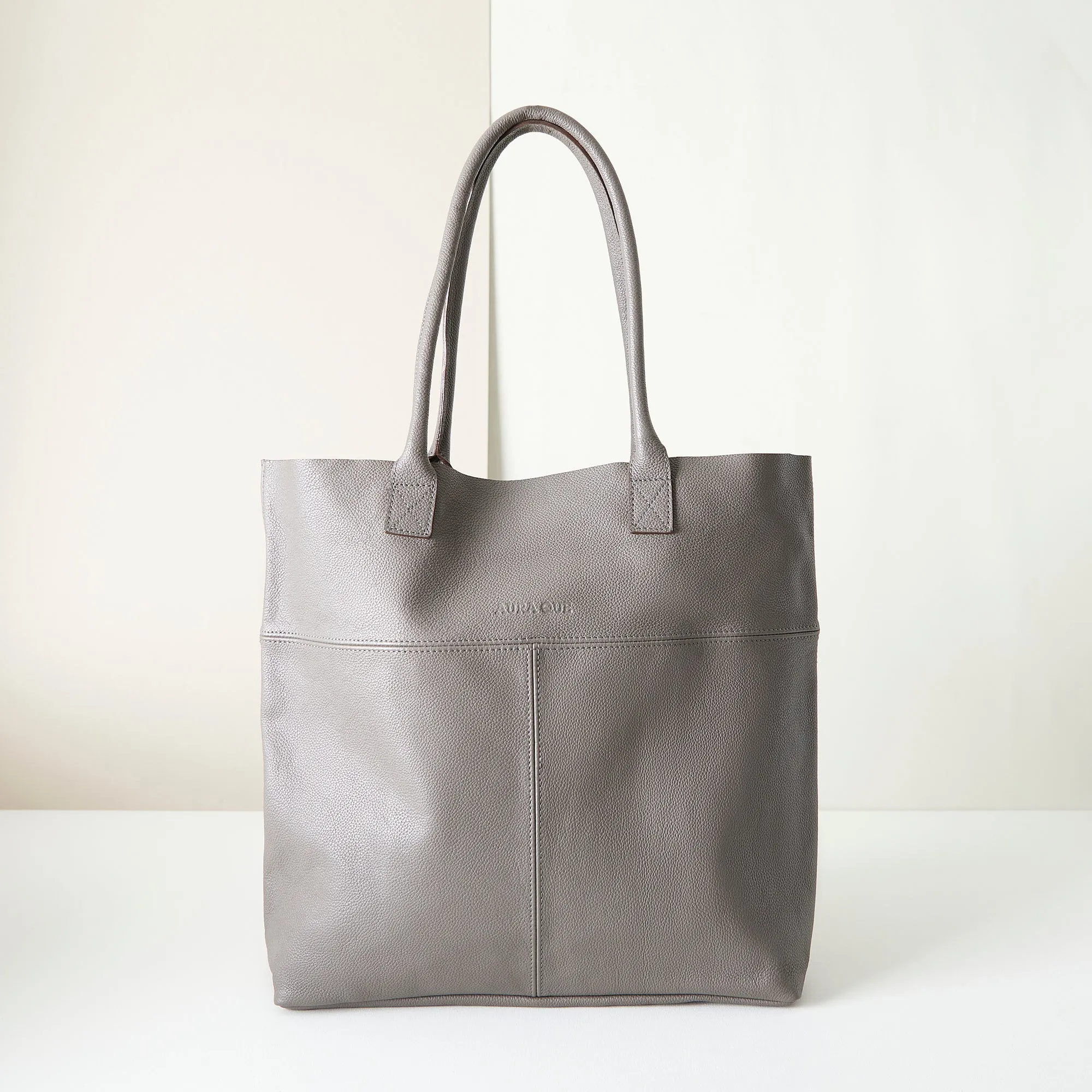 MIRA Handcrafted Large Leather Tote Shopper Bag