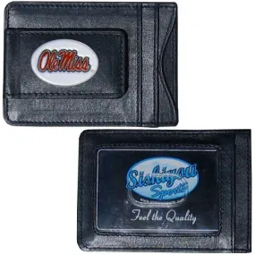 Mississippi Rebels Leather Cash & Cardholder