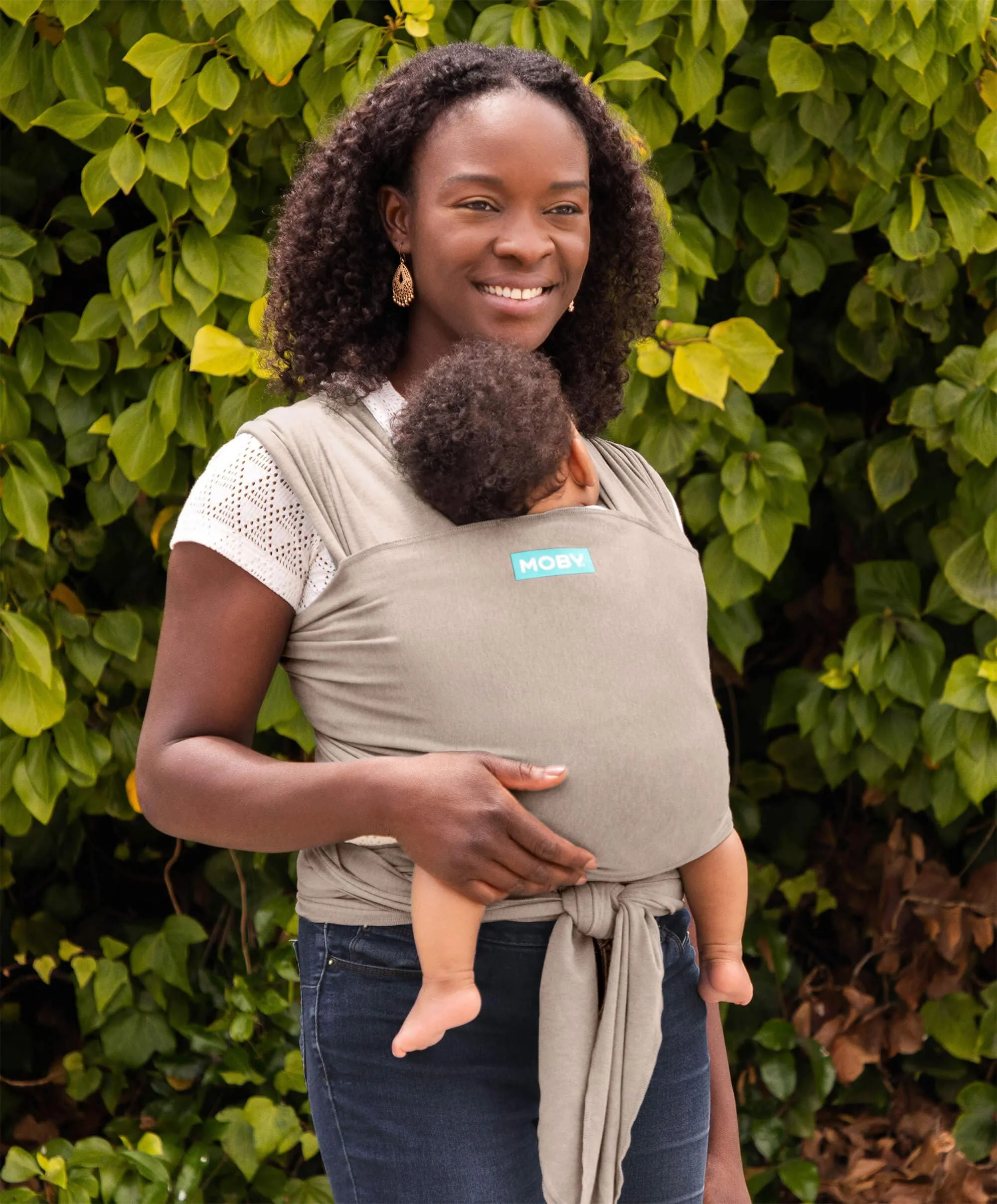 Moby Elements Wrap Baby Carrier - Taupe