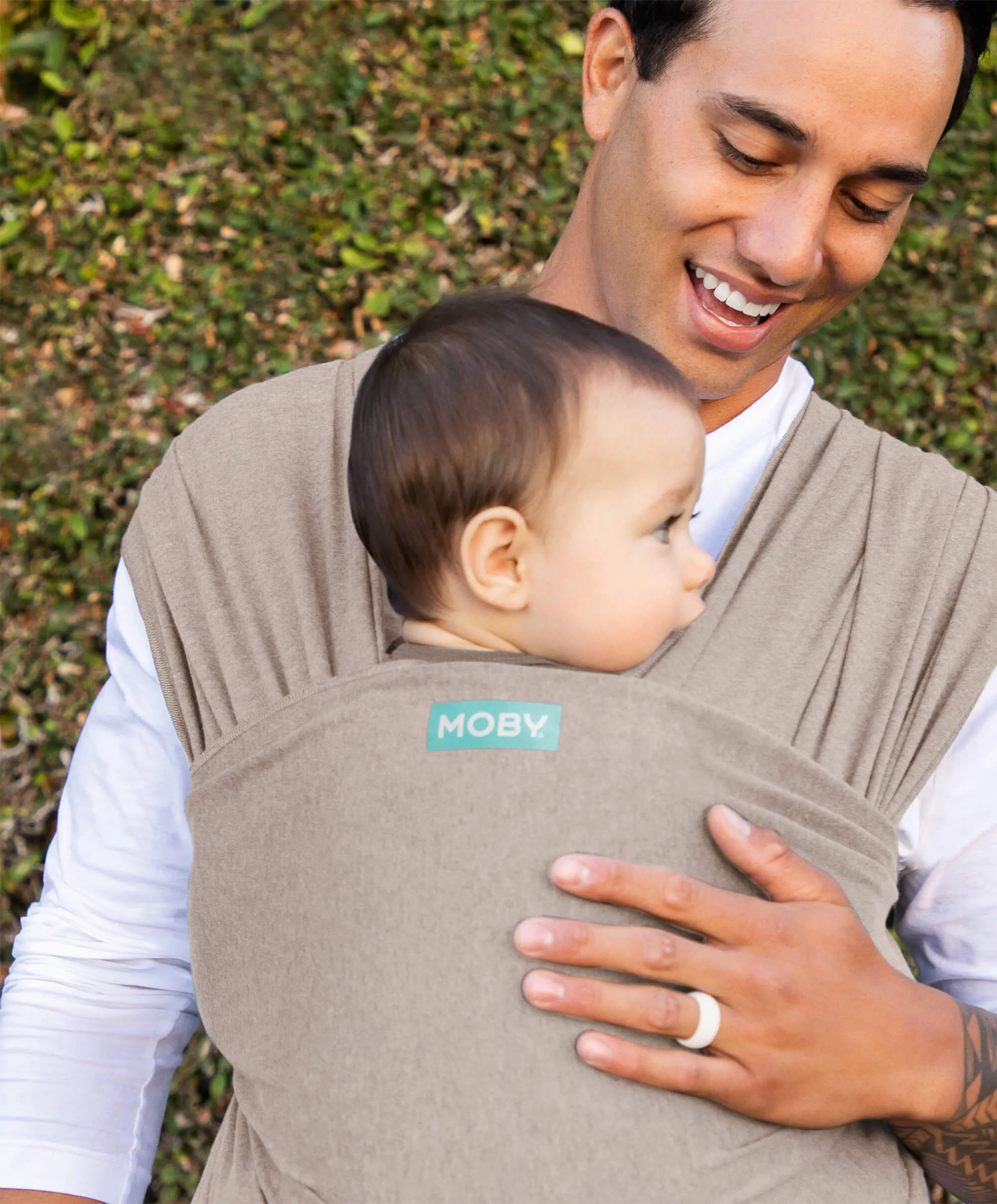 Moby Elements Wrap Baby Carrier - Taupe