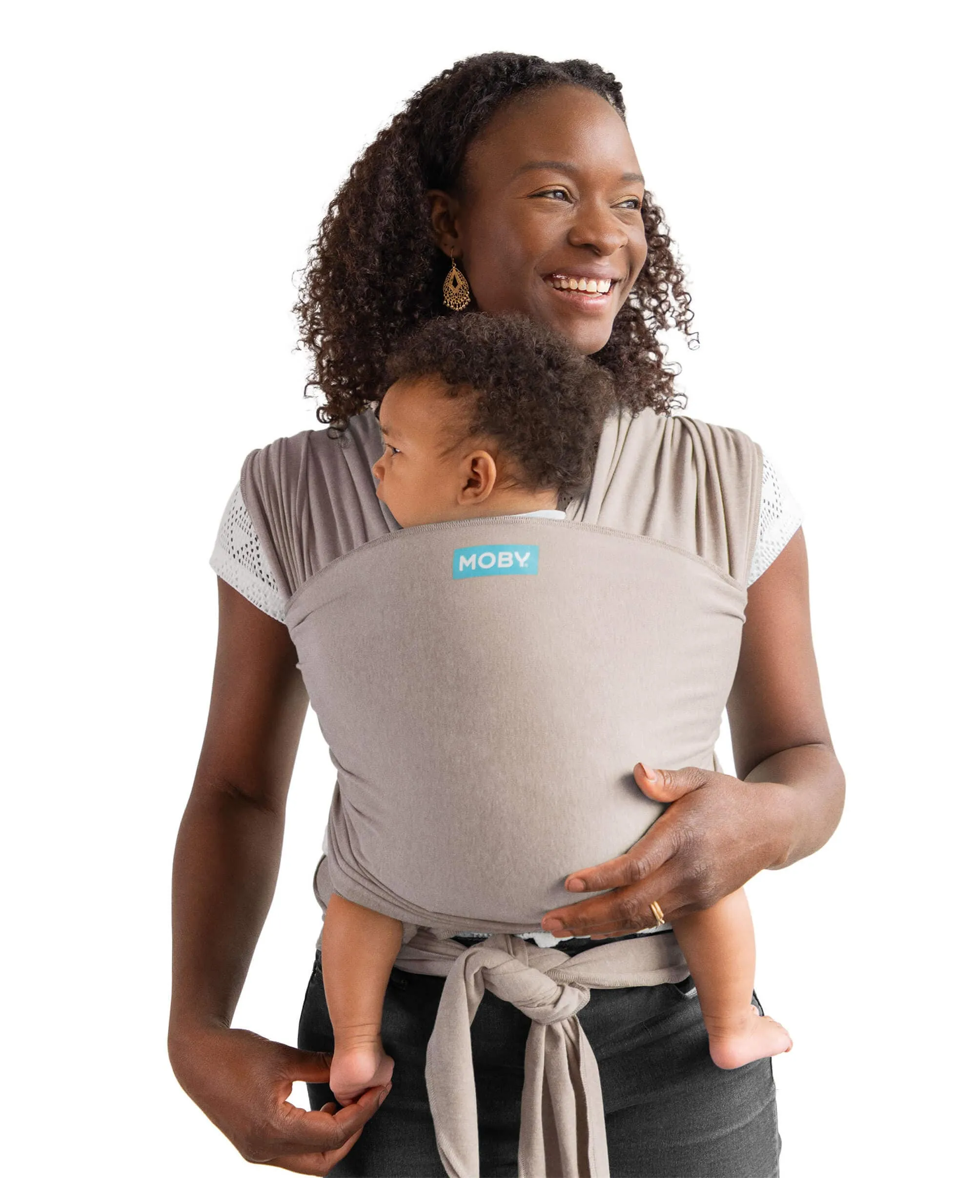 Moby Elements Wrap Baby Carrier - Taupe