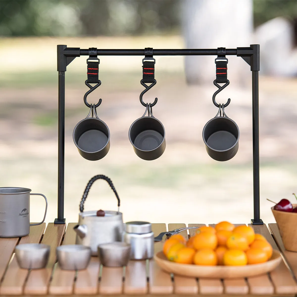 Naturehike Outdoor Aluminium Alloy Hanging Tabletop Shelf