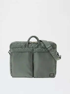 New Tanker 2Way Document Bag Double Zip, Sage Green