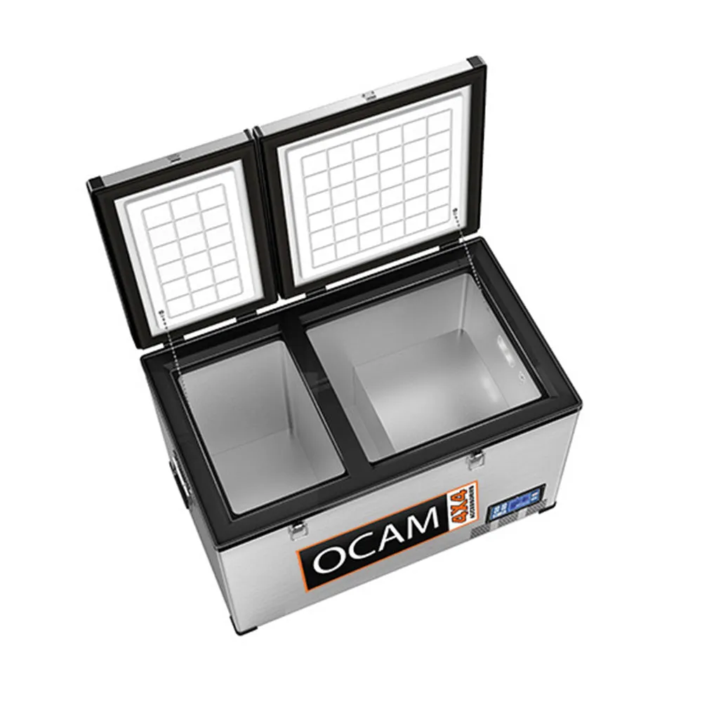 Ocam 80 Litre Portable Camping Dual Zone Fridge & Freezer - 3 Year Warranty