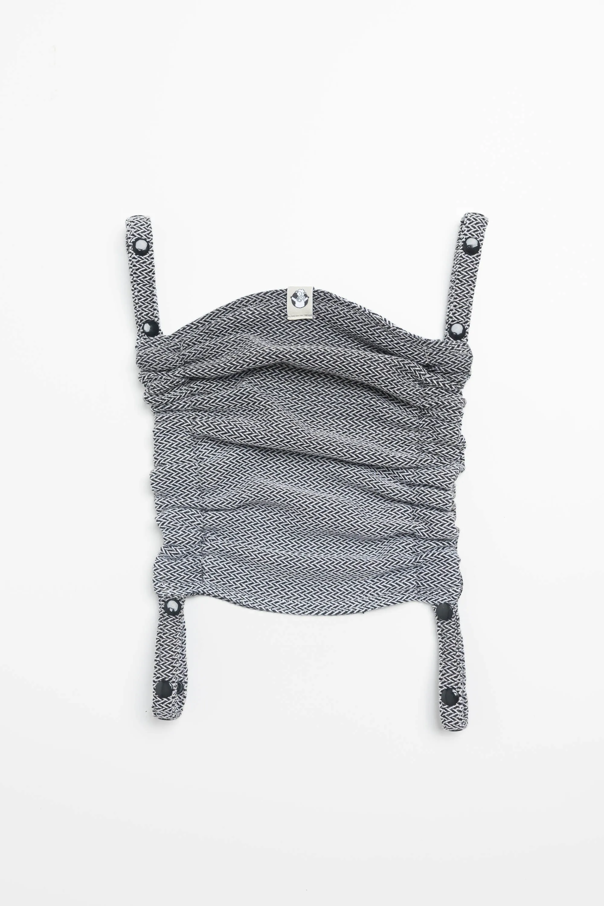 Ombre Grey Baby Carrier Hood By Lennylamb