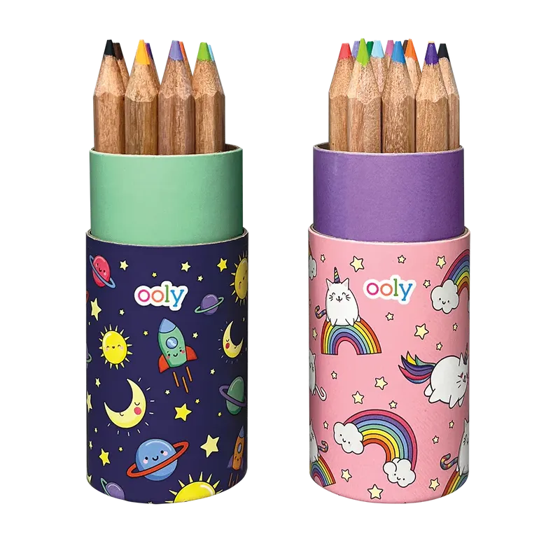 Ooly Draw 'n' Doodle Mini Colored Pencils   Sharpener