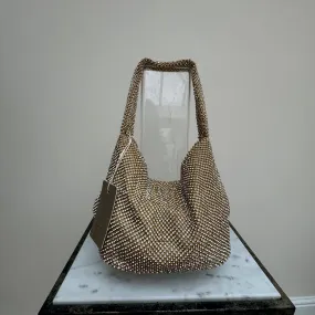 Park Lane Gold Diamante Bag