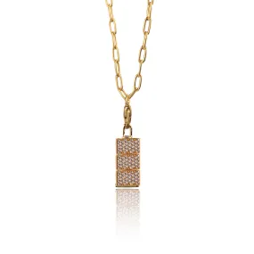 Pave Bricks Necklace