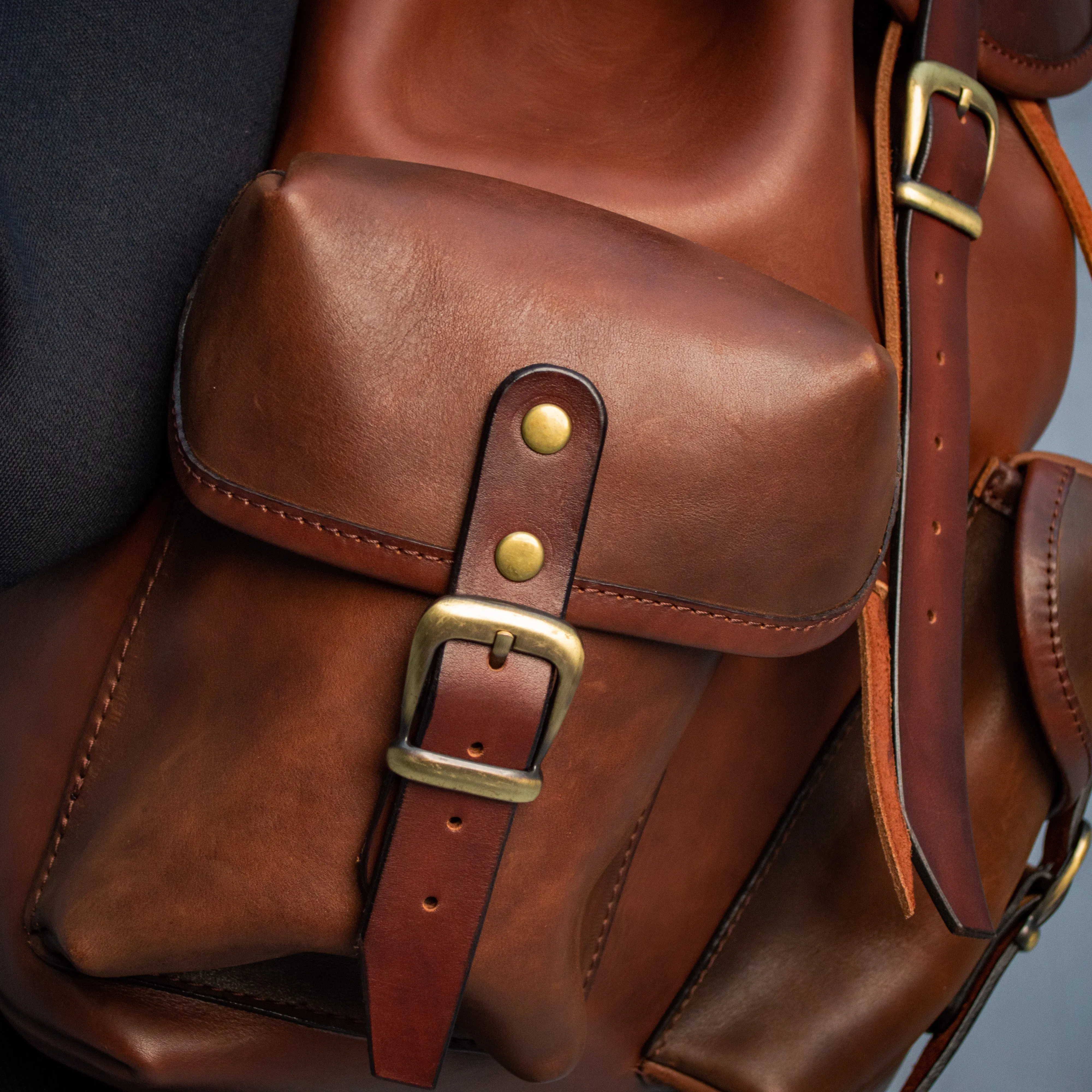 Personalized Backpack Handmade Full Grain Leather Backpack Travel Backpack