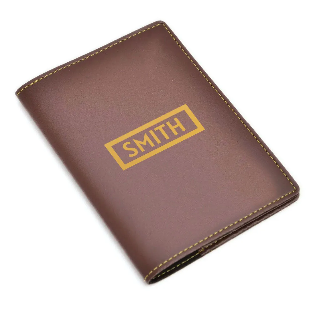 Personalized PU Leather Passport Holder With Name - Add Name