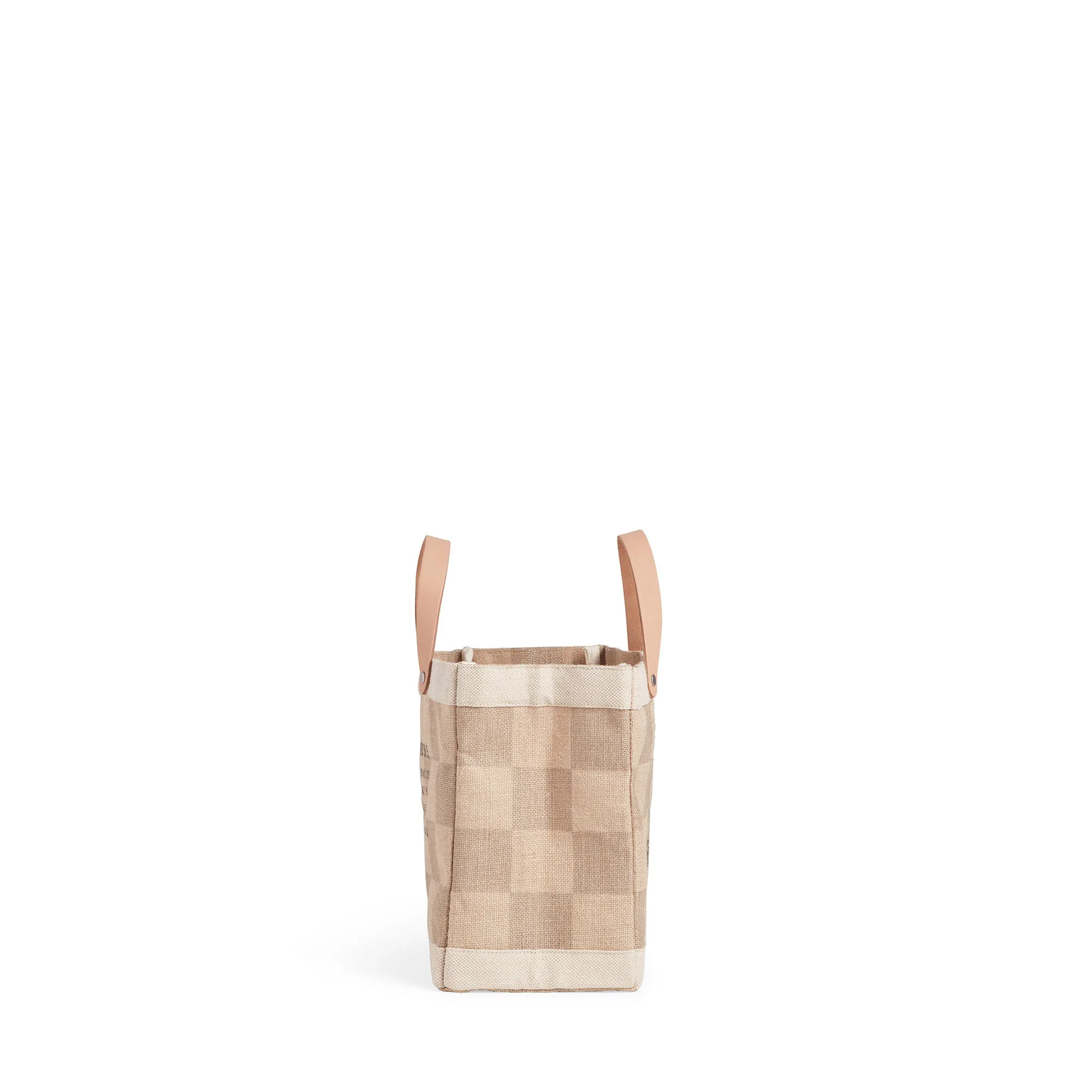 Petite Market Bag in Checker