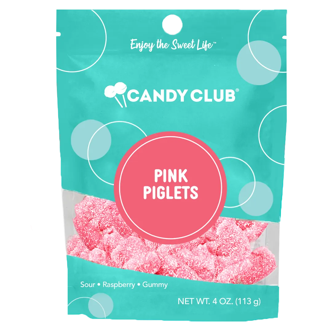 Pink Candy Piglets - Candy Bag