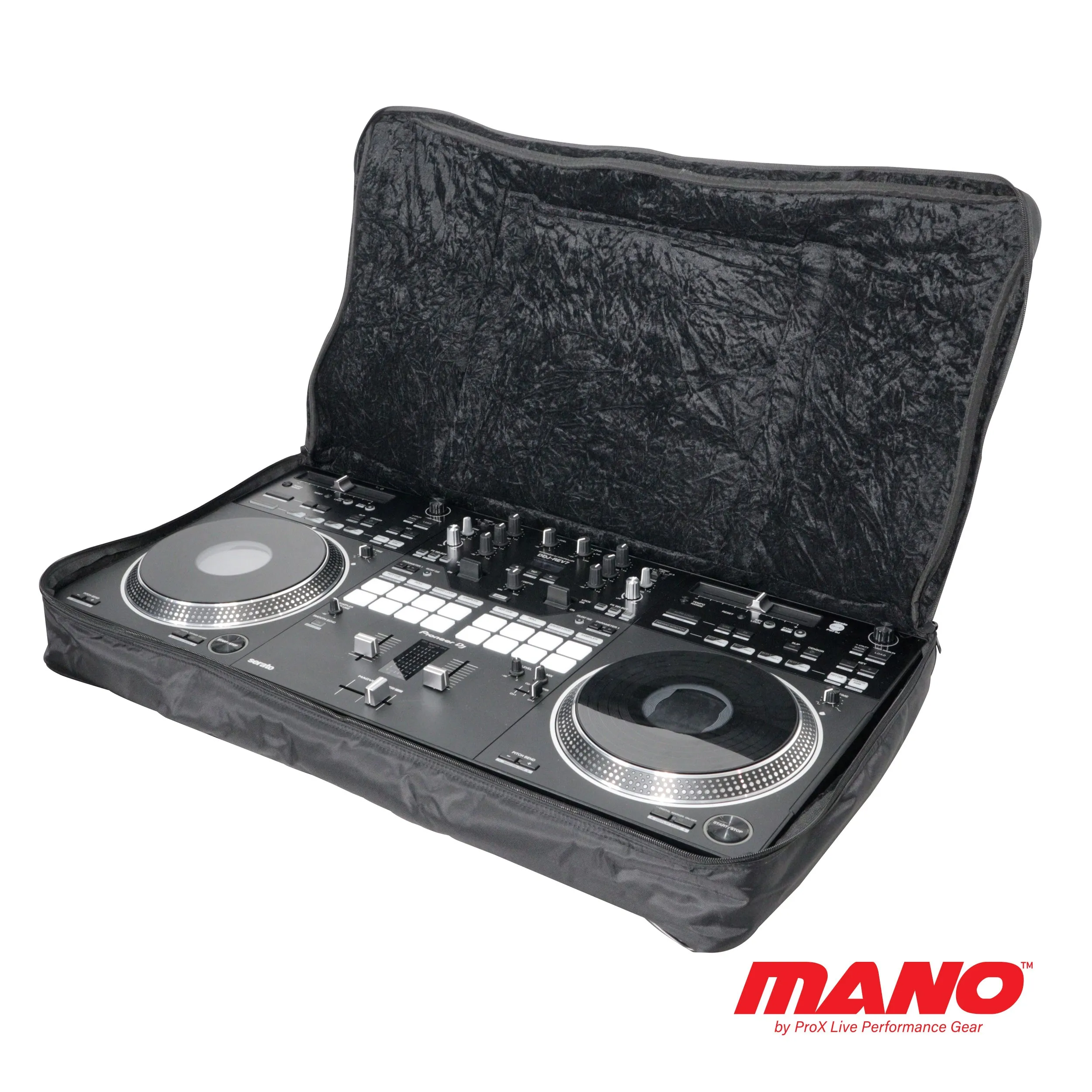 ProX XB-MDDJREV7 MANO™ Mobile DJ Bag for Pioneer DDJ-REV7 and similar sized DJ Controllers.