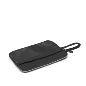 QWSTION Laptop Sleeve Black Leather Canvas 13"