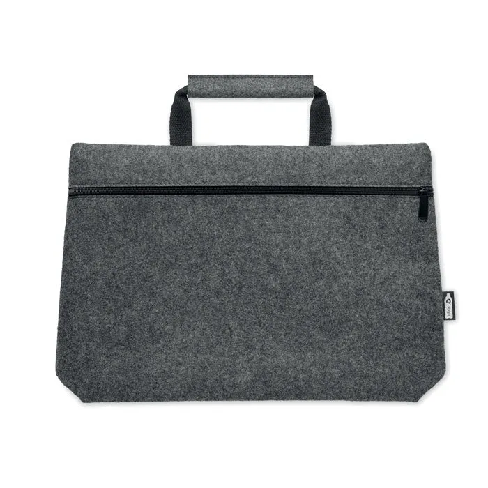 Rpet Felt Zippered Laptop Bag | TAPLA - MO6718