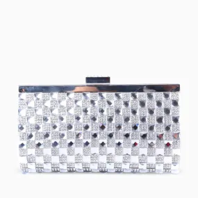 Sandy Crystals Dinner Clutch Bag