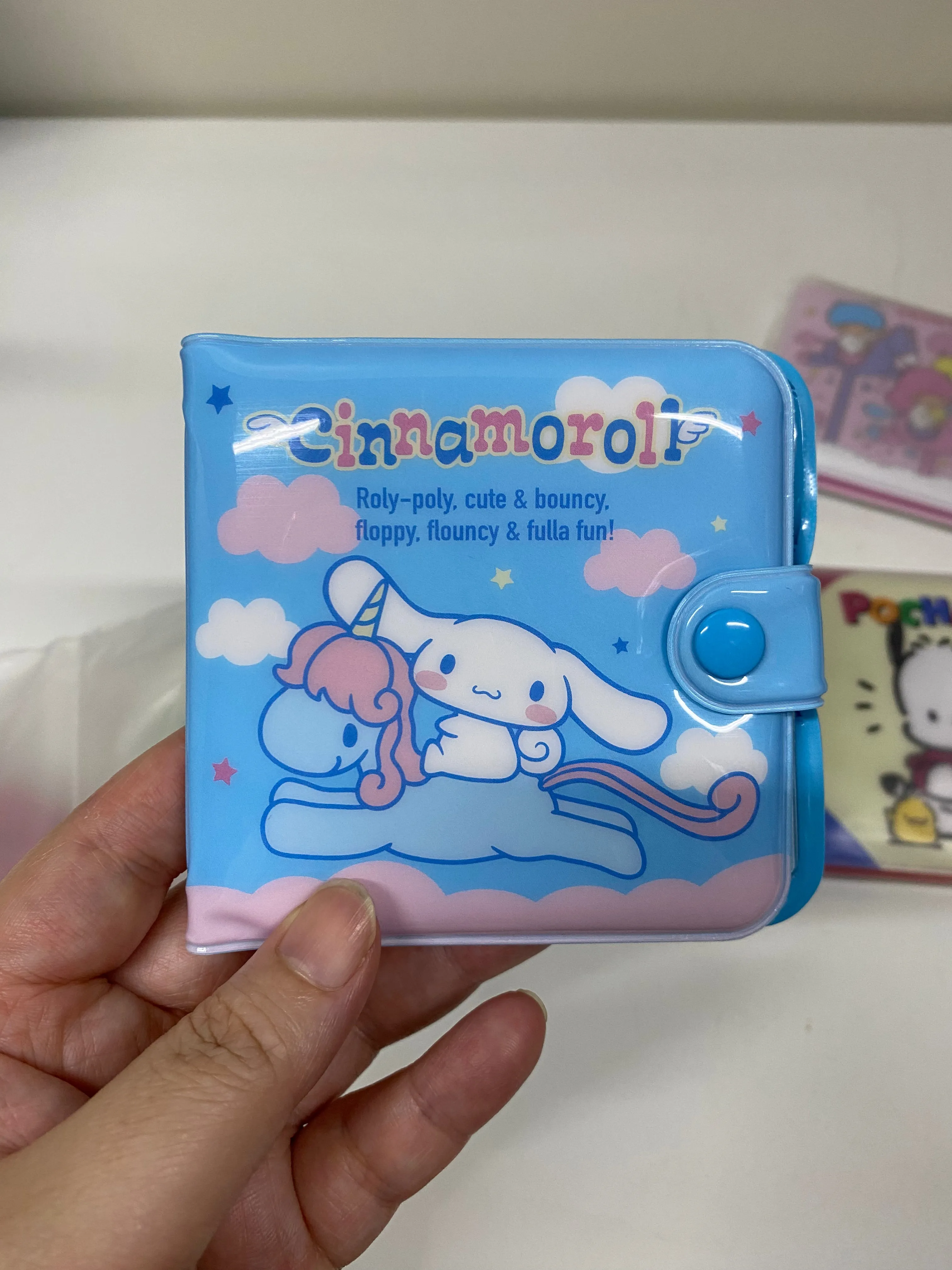 Sanrio Japan Vintage Small Plastic Wallet Hello Kitty My Melody Little Twin Star Cinnamoroll Pochacco Keroppi Rare Child Girl Gift Kawaii