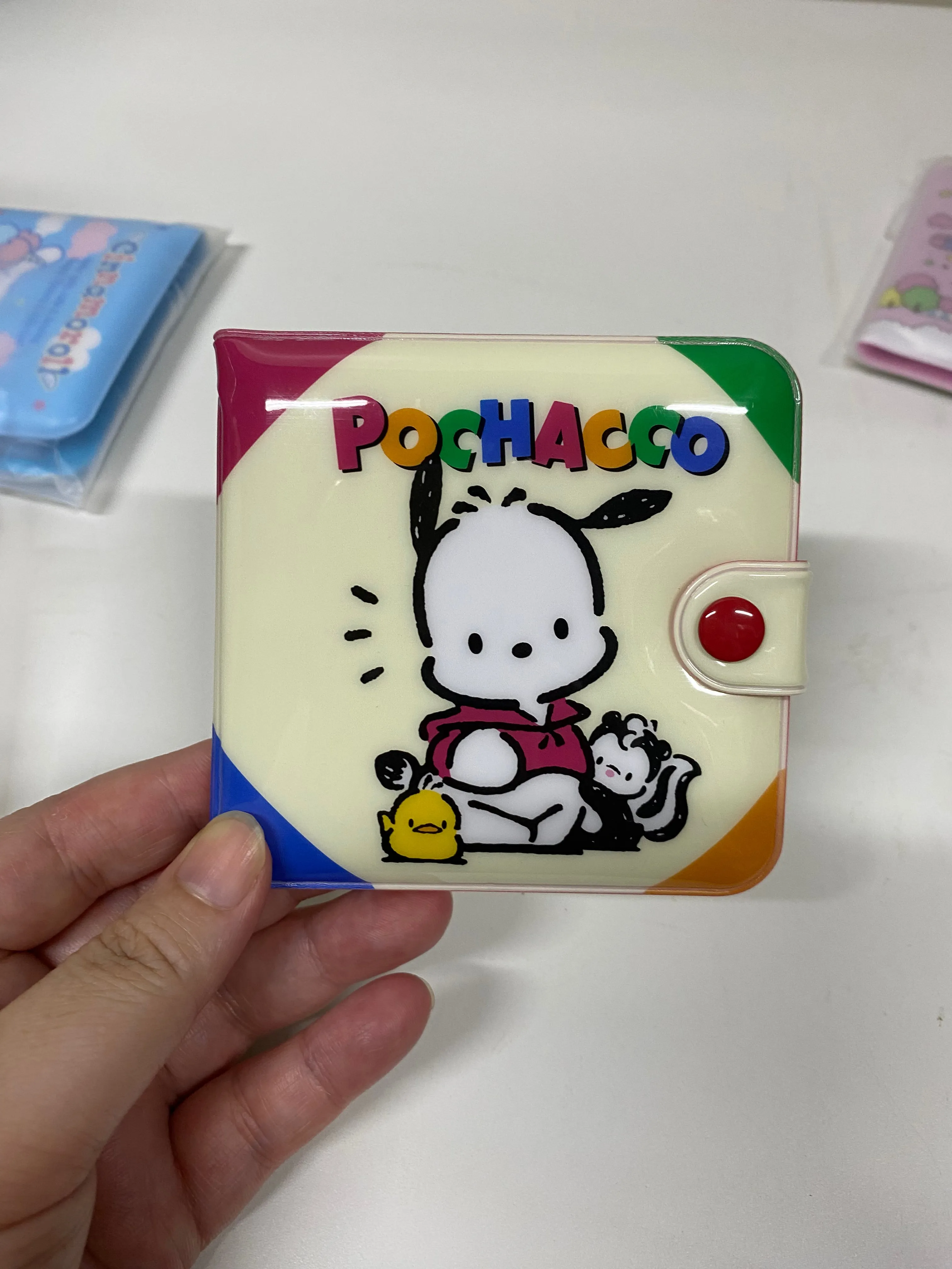 Sanrio Japan Vintage Small Plastic Wallet Hello Kitty My Melody Little Twin Star Cinnamoroll Pochacco Keroppi Rare Child Girl Gift Kawaii