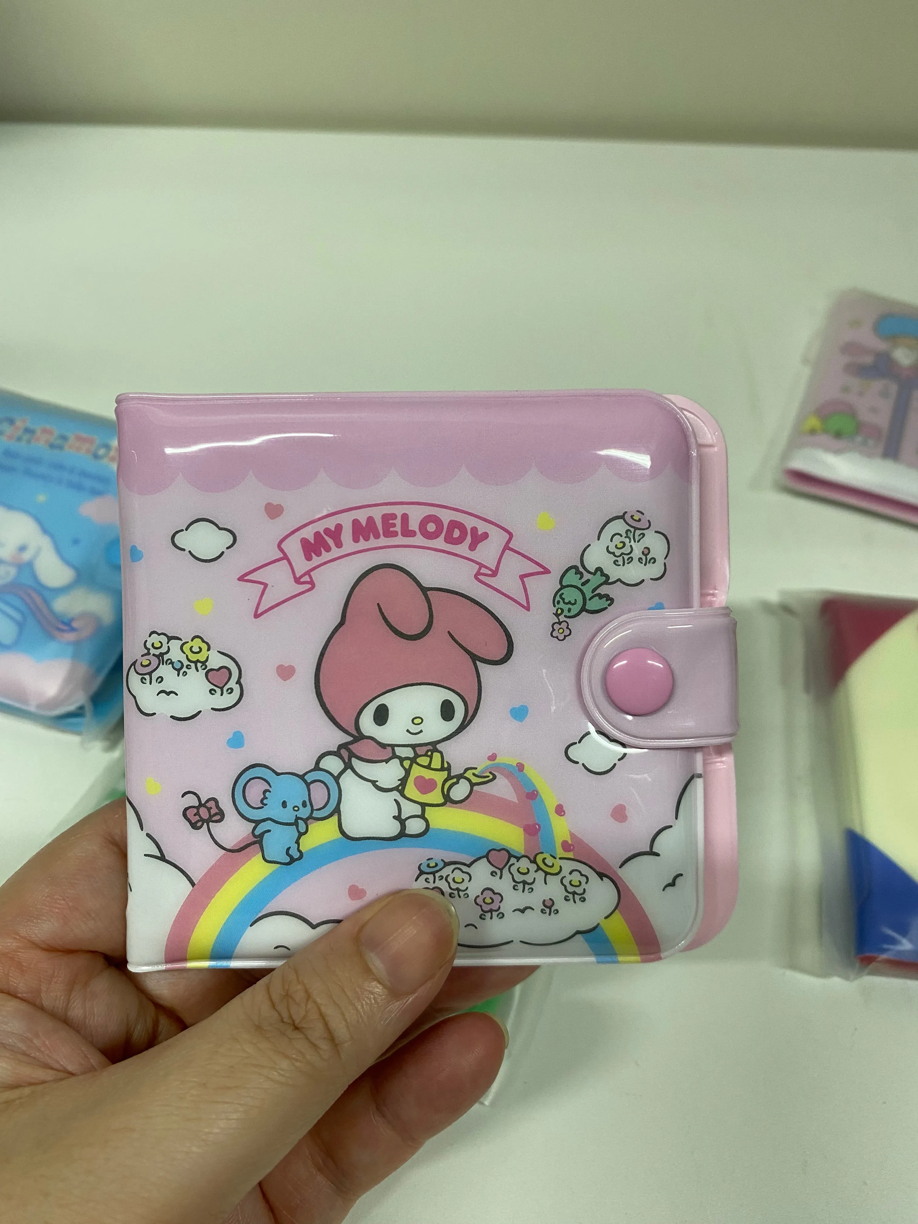 Sanrio Japan Vintage Small Plastic Wallet Hello Kitty My Melody Little Twin Star Cinnamoroll Pochacco Keroppi Rare Child Girl Gift Kawaii