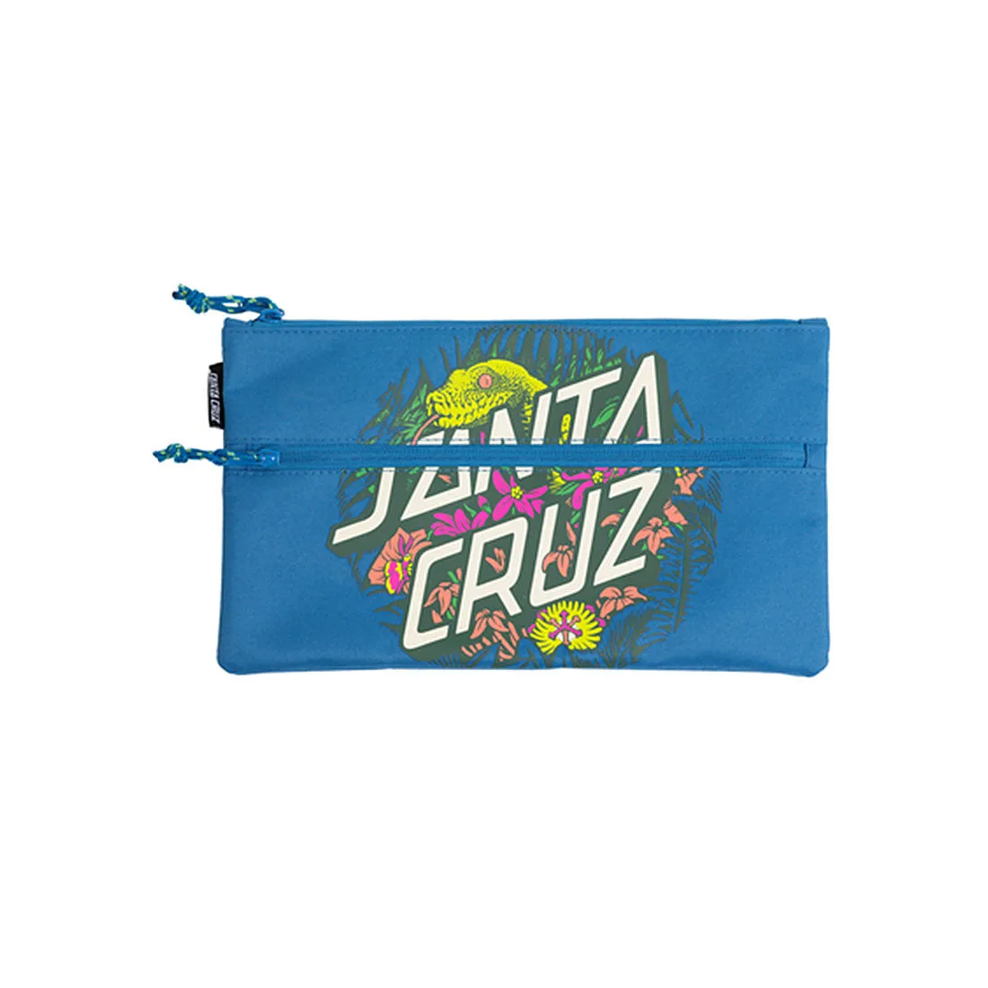 Santa Cruz Asp Flores Dot Pencil Case - Blue