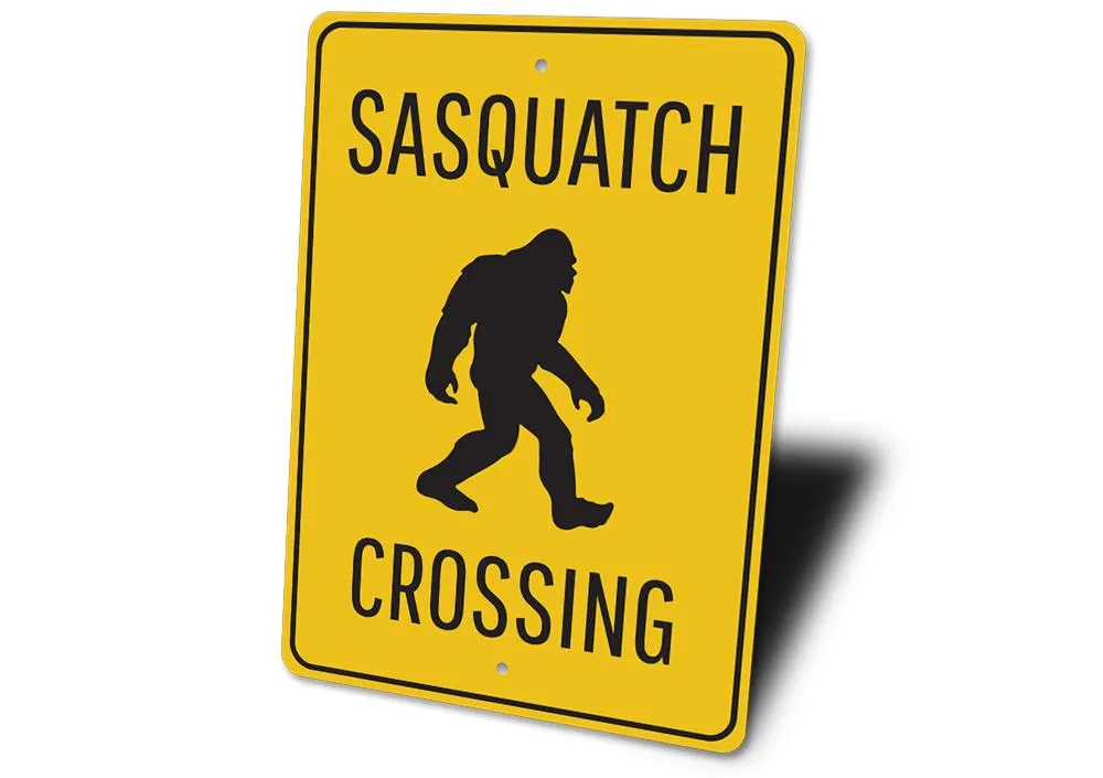 Sasquatch Crossing Sign