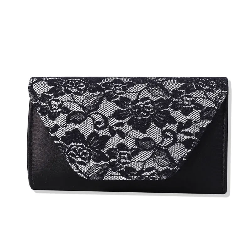 sd-hk Women Evening Bag Velvet Clutch Purse Envelope Clutches