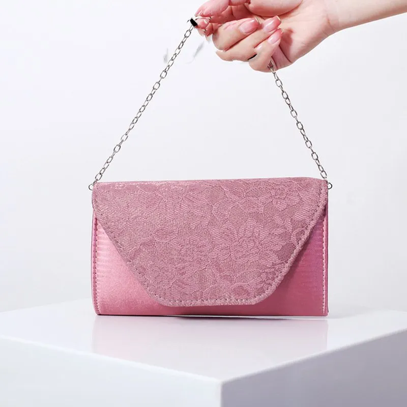 sd-hk Women Evening Bag Velvet Clutch Purse Envelope Clutches