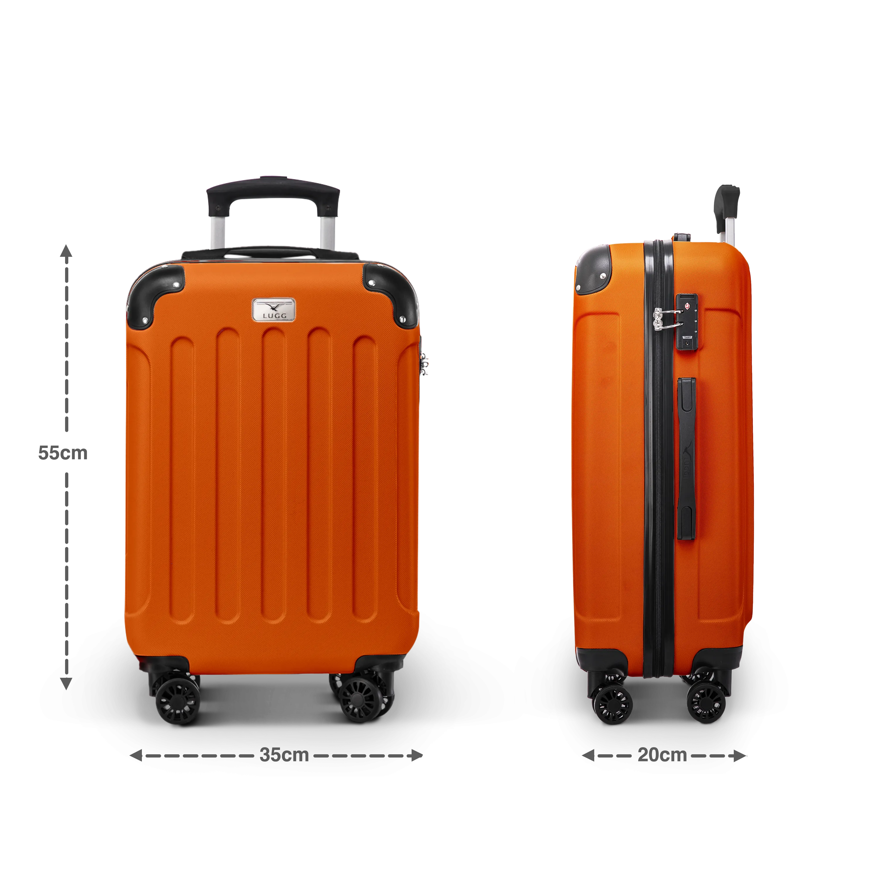 Skywander 20" Cabin Suitcase in Orange