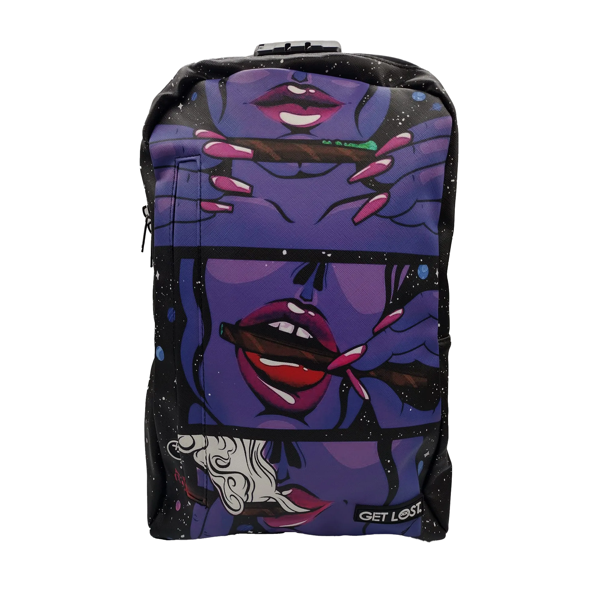 Smell Proof Premium Backpacks l PURPLE GIRL ROLLING