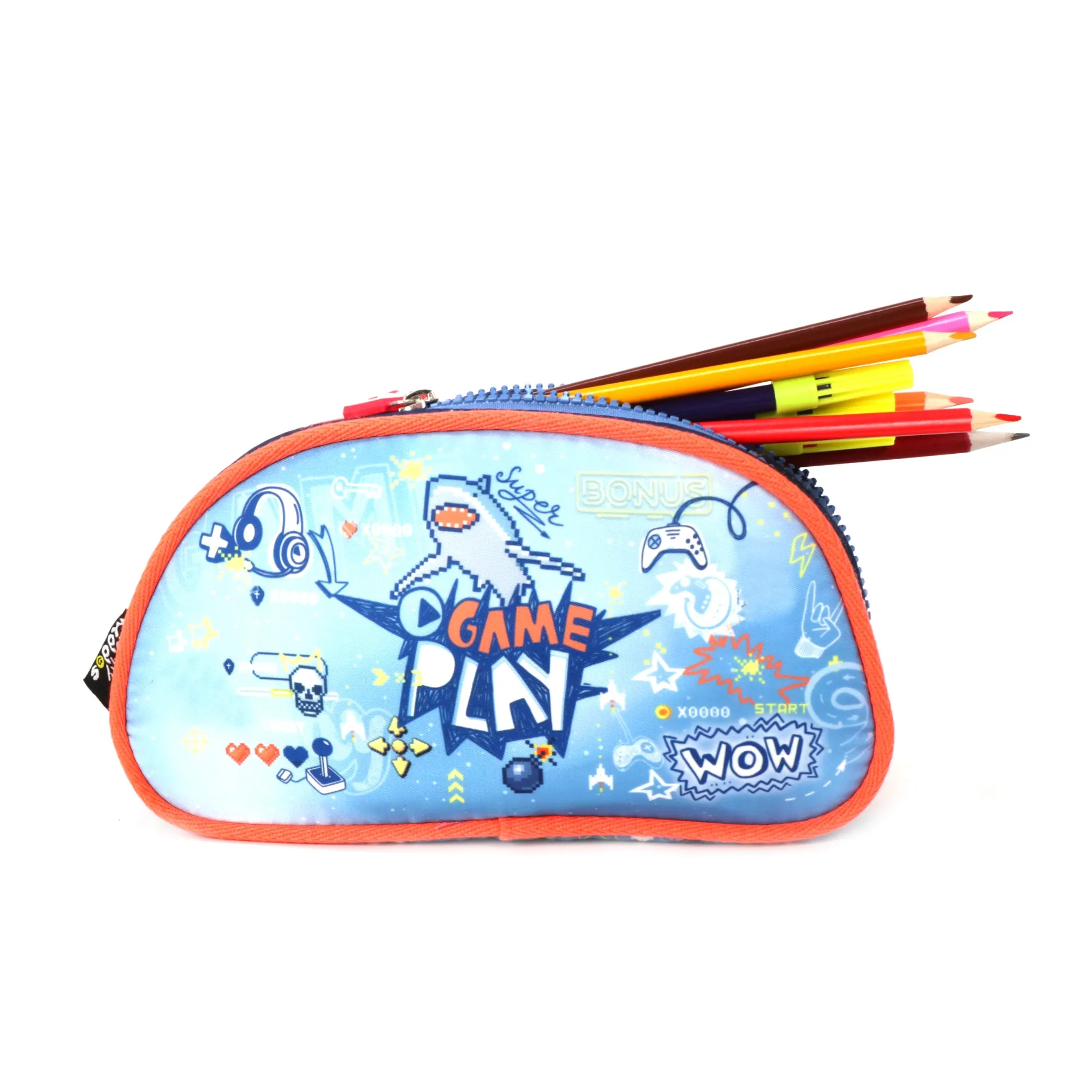 Smily Kiddos Sea Shark Double Compartment Pencil Pouch