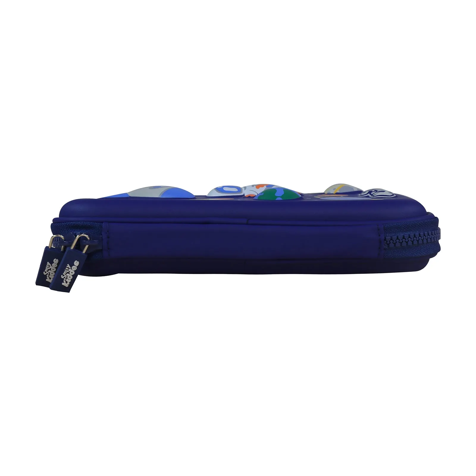 Smily Kiddos Single Compartment pencil case v2 Space planets Blue