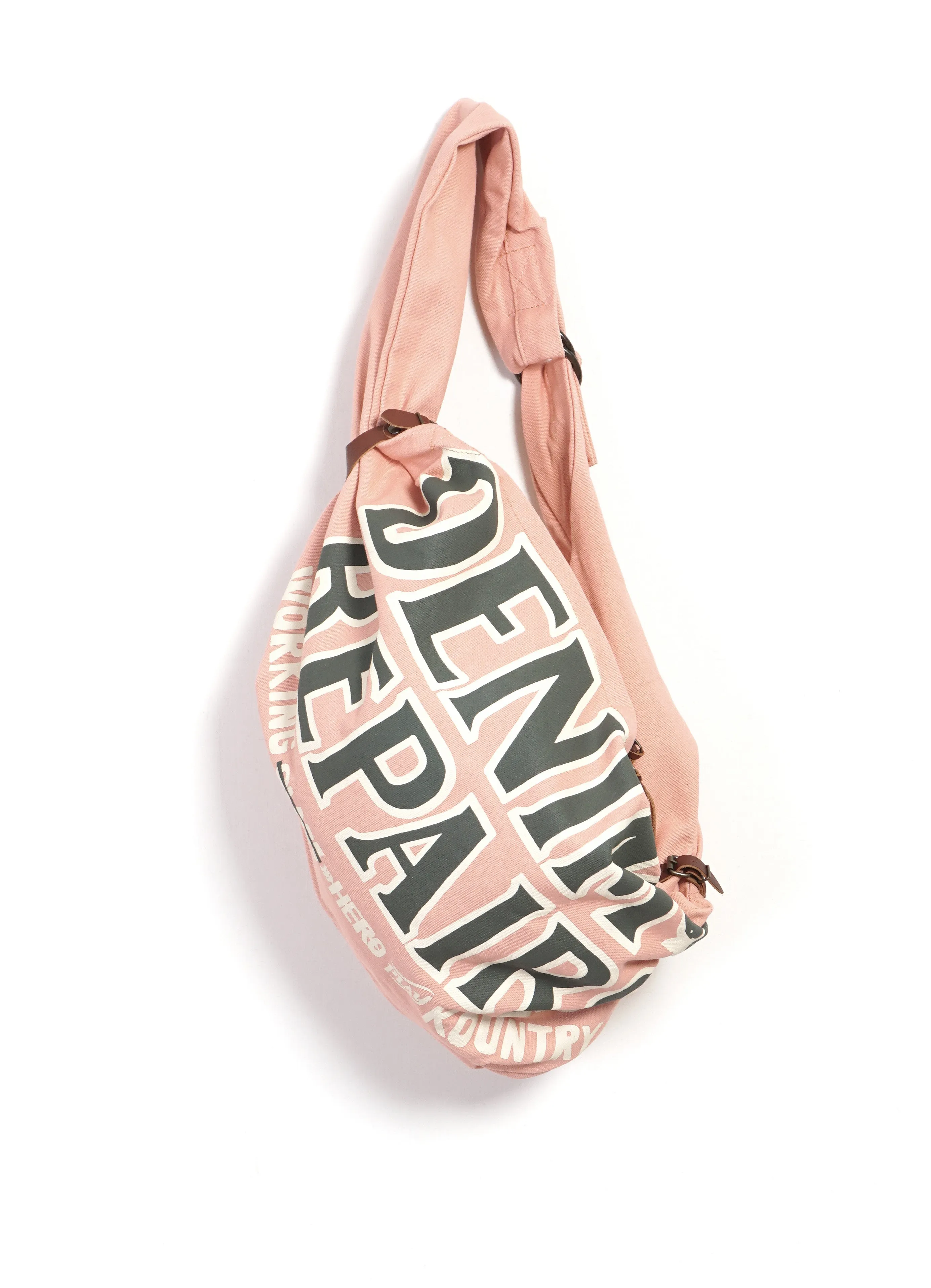 SNUFKIN #8 DENIM REPAIRS | Canvas Bag | Light Pink