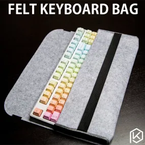 soft felt keyboard carrying bag for planck preonic gh60 xd64 tada68 va68 k65 k70 k95