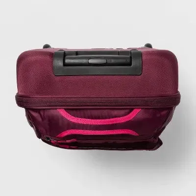 Softside Carry On Suitcase Burgundy - Embark