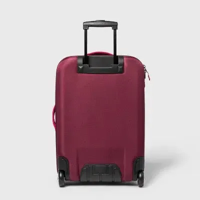 Softside Carry On Suitcase Burgundy - Embark