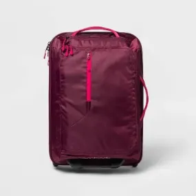 Softside Carry On Suitcase Burgundy - Embark