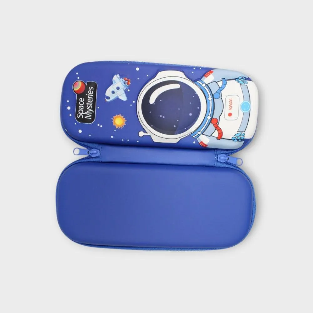 Space Mysteries Blue Pencil Case