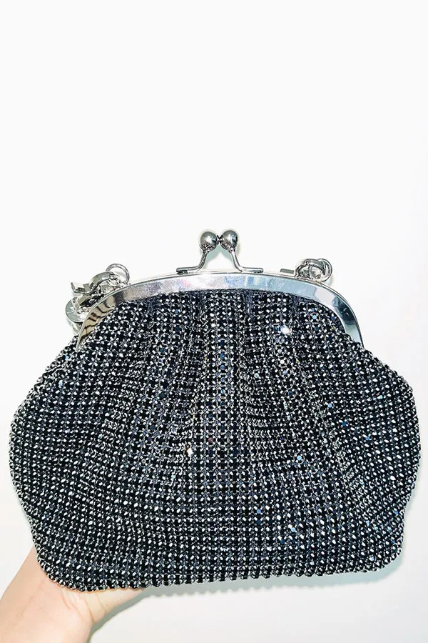 Stylish Glitter Rhinestones Evening Bag