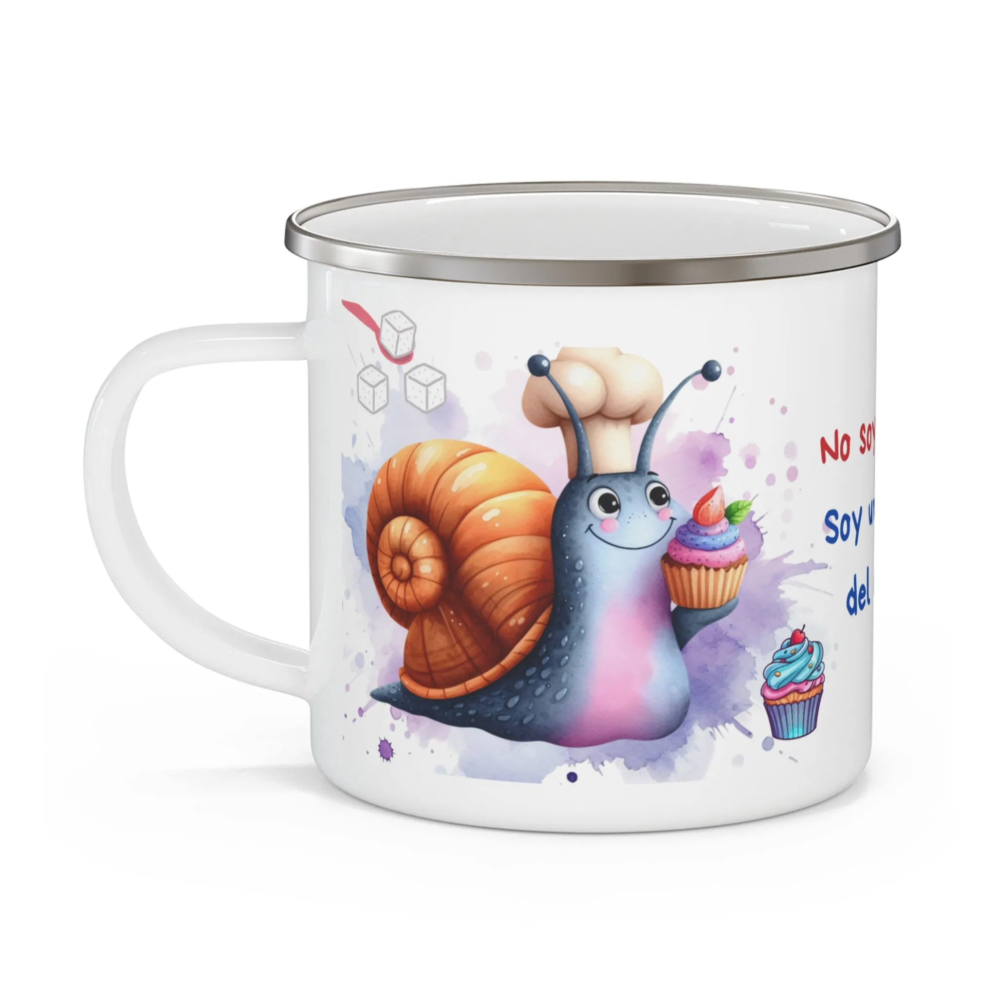 Taza Esmaltada- Caracol Artista del Azúcar