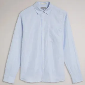 Ted Baker Remark Plain Shirt Light Blue