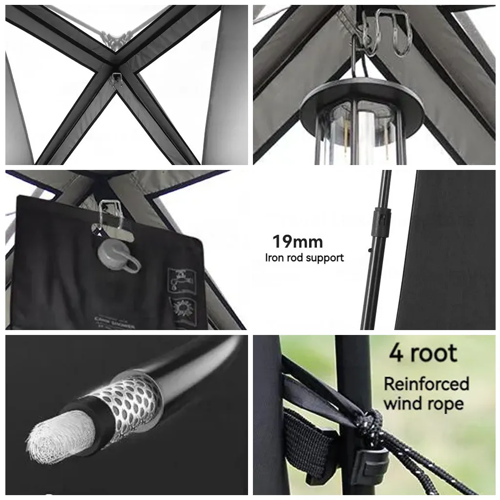 Tenda Toilet Portable BLACK DOG CBD2300ZP014 Shower Tent