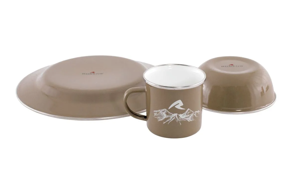 Tongass Single Enamel Camping Set