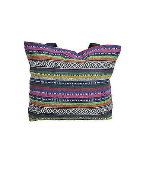 Trible Print Multicolored Tote Shoulder Bag