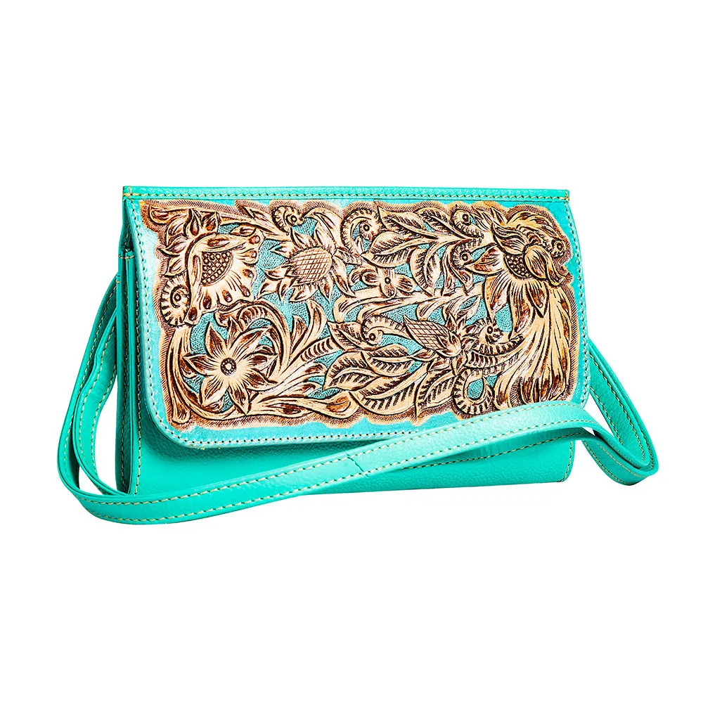 Twila Hand-tooled Small Bag