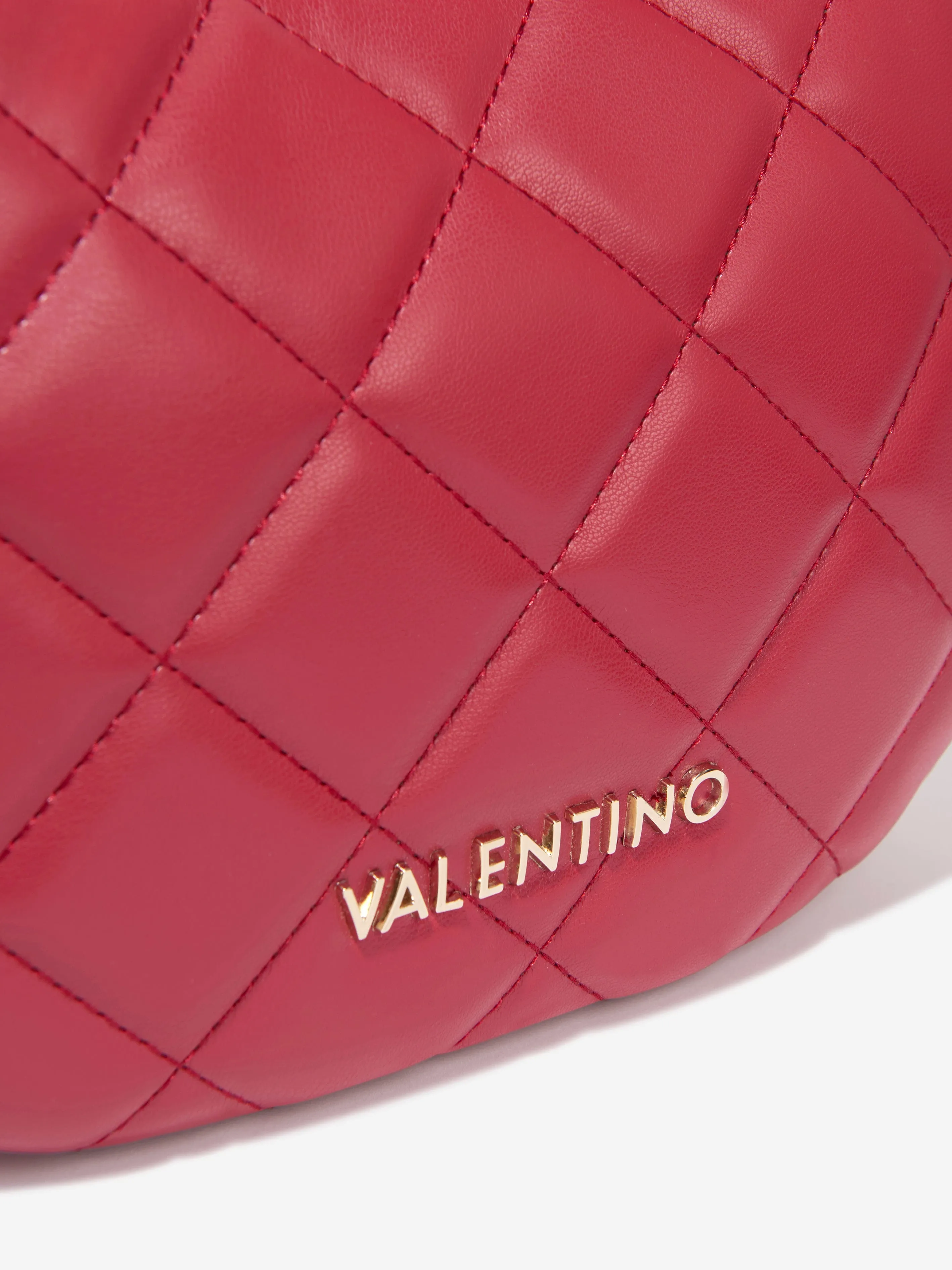 Valentino Girls Ocarina Hobo Bag in Red