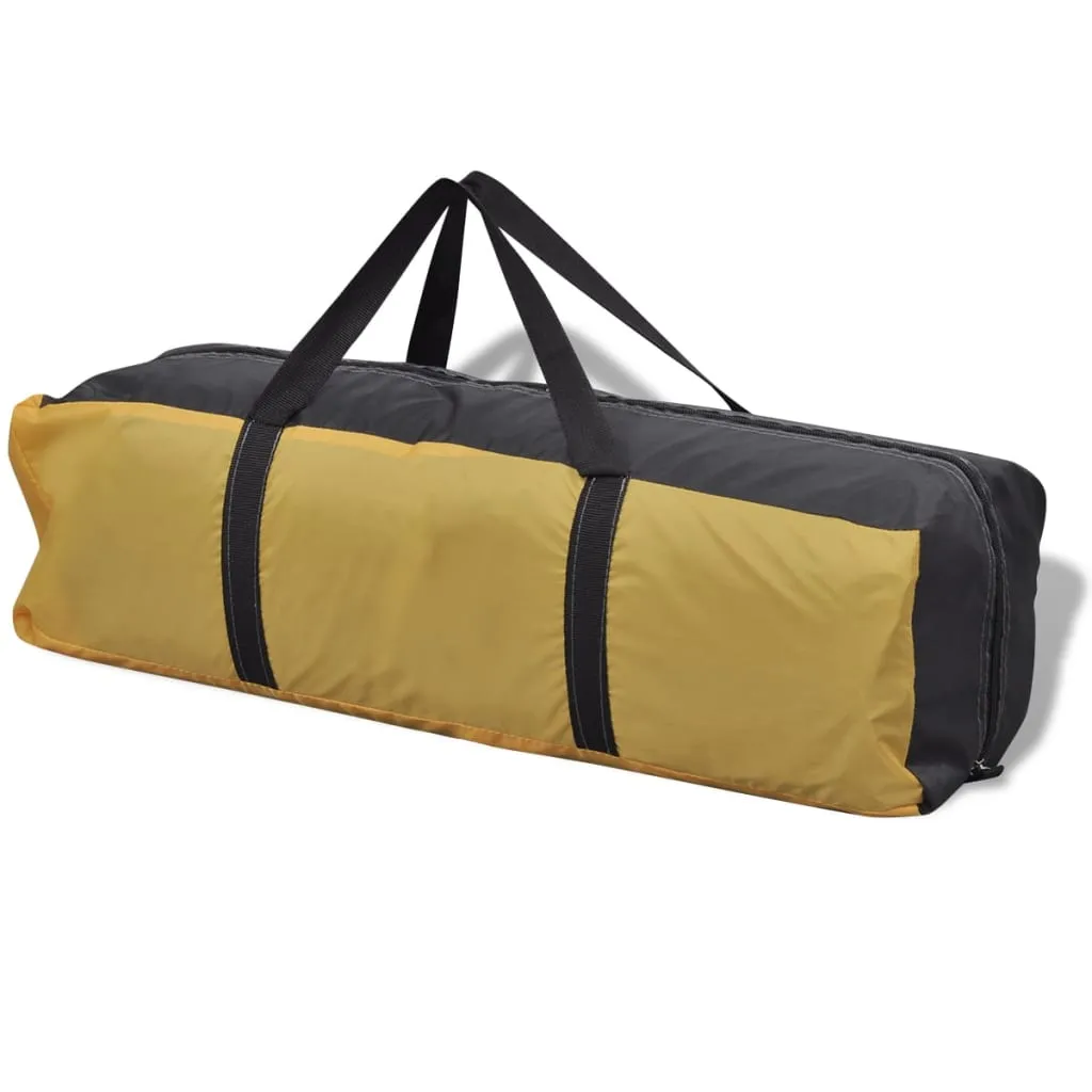 vidaXL 4-person Tent Yellow